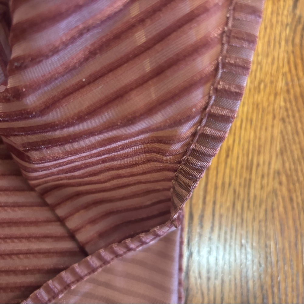 Maroon Velvet Ribbed Mesh Bodysuit - Picture 6 of 6